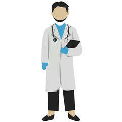 Male doctor illustration 