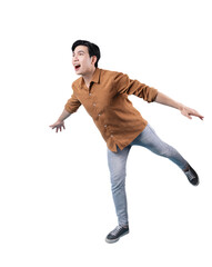 Naklejka premium Young Asian man
