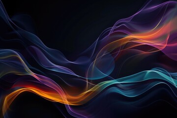 abstract wavy liquid background. Futuristic technology style