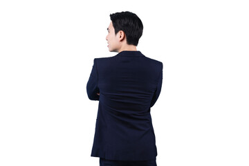 Asian businessman, wearing suit