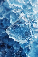 Frozen Winter Background Texture Generative AI