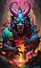 Fototapeta premium devil of wealth