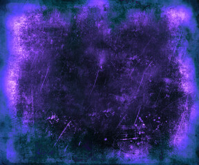 Grunge scratched blue background, watercolor abstract distressed texture