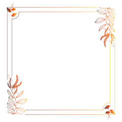 Abstract floral doodle template for scrapbooking, photo. Abstract floral doodle template for letters. Templates for paper correspondence. Printable templates. Photo frame rainbow photo frame.