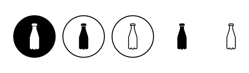 Bottle icon set. bottle vector icon