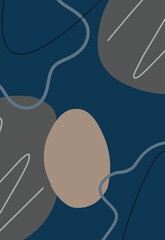 illustration of the moon and stars