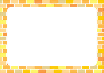 カラフルなタイル模様の背景イメージ