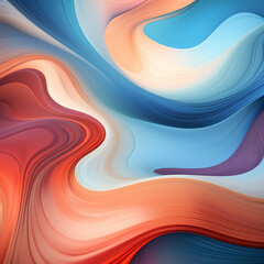 3d photo of abstract colourful background made with generative ai
