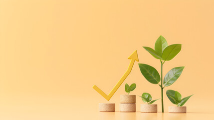 Businessman hand working, business growth, boost up business, progress or success, target and goal the business concept ai generative