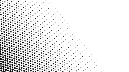 Black and white halftone pattern vector image for background or wallpaper