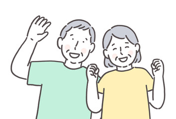 元気なシニア夫婦