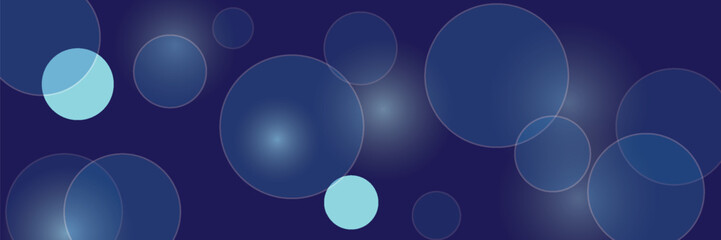Abstract blue background with 3D white circle rings. Digital future technology concept. vector illustration.