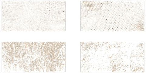 Collection of grunge wall. Distressed grunge texture background set vector. Abstract grunge distressed wall texture overlay background set.