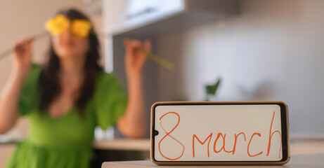 a mobile phone with the inscription 