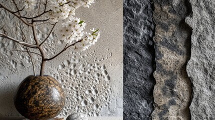 Artistic Use of Stone in Interior Design
