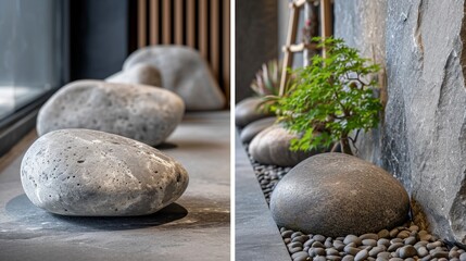 Elegant Stone Detailing in Interior Design