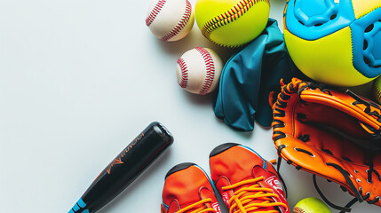 Vibrant Softball and Sports Gear