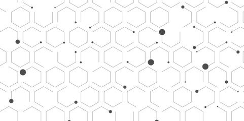 Abstract design element with geometric background of hexagon shape pattern. Illustration