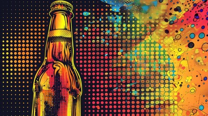 Beer background for graphic design