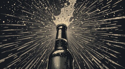 Beer background for graphic design