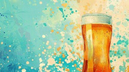 Beer background for graphic design