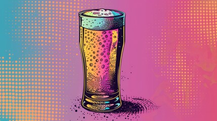 Beer background for graphic design