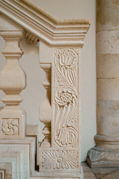 D&eacute;tail de pillier d'escalier