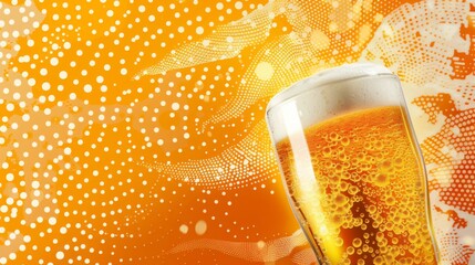 Beer background for graphic design