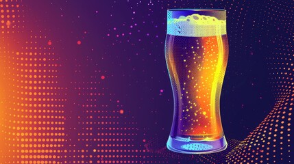 Beer background for graphic design