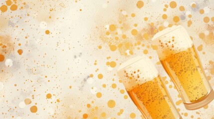 Beer background for graphic design