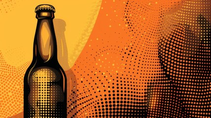 Beer background for graphic design