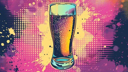 Beer background for graphic design