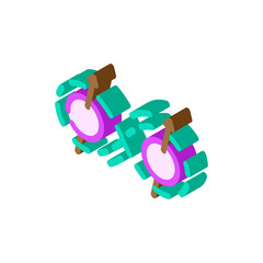 entanglement quantum technology isometric icon vector. entanglement quantum technology sign. isolated symbol illustration