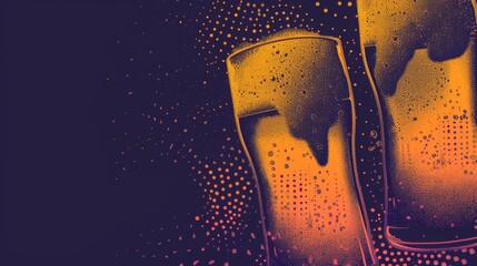 Beer background for graphic design