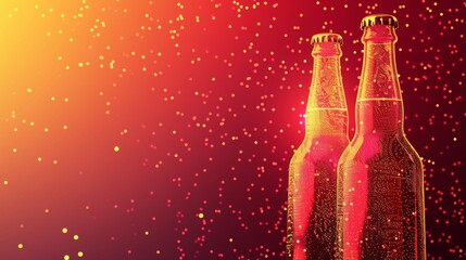 Beer background for graphic design