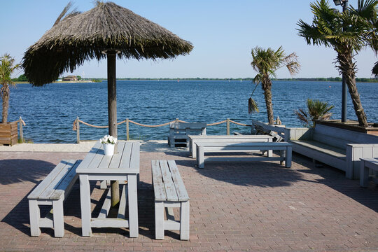 Karibisches Flair am Speichersee Geeste bei Lingen (Ems) Niedersachsen - Emsradweg