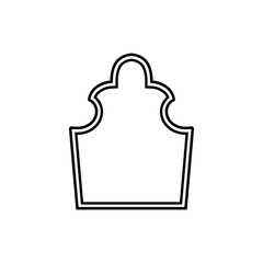 Obraz premium Gravestone icon vector. Grave illustration sign. Tombstone symbol. Rip logo.