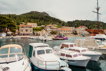 Port de Lopud, Croatie