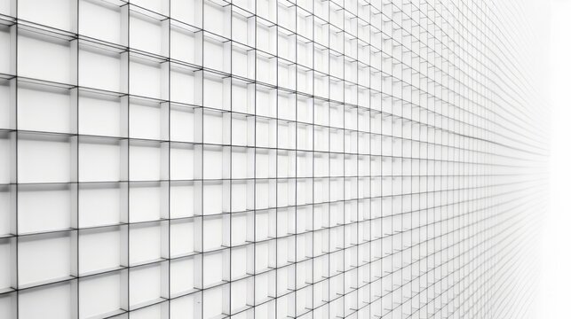 Clean and organized grid pattern for contemporary presentation