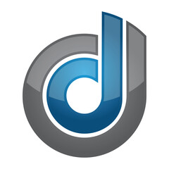 d dd letter logo icon template