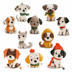set of animals