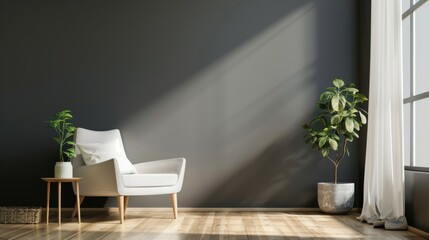 Contemporary interior decor allowing for easy customization with your text