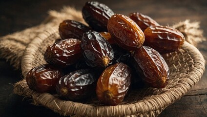Obraz premium A bunch of fresh dates