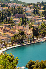 Vue de la ville de Cavtat, Croatie 3