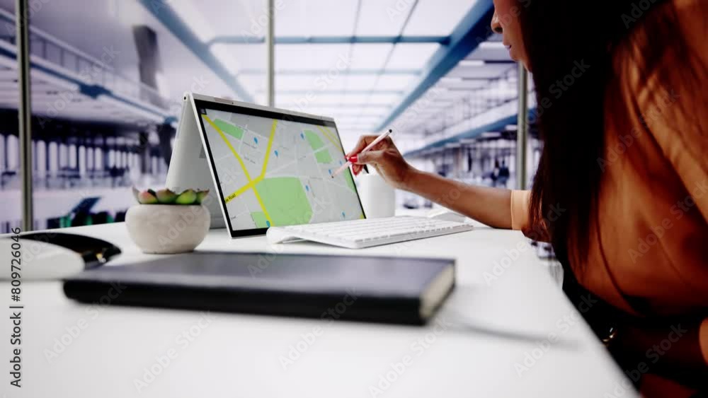 Poster gps location map search online