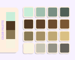 gainsboro darkolivegreen dimgray beige  color theory, design and edit idea, rgb color palette