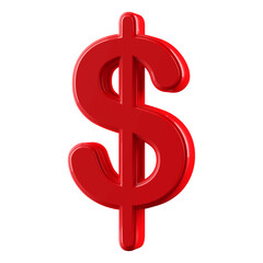 Icon 3D Dollar Symbol