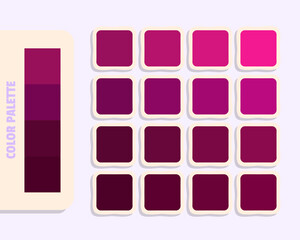 purple purple maroon maroon  color theory, design and edit idea, harmonious colours catalog sample