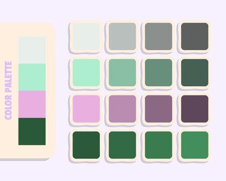 whitesmoke powderblue plum darkslategray  color theory, rgb color palette, colour matching, design 