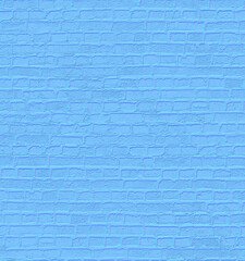 Blue textured brick background in close-up. Background texture